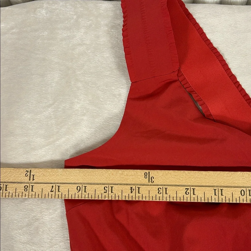 Athleta current red/rust savannah wide leg jumpsuit size 4 - Picture 8 of 12